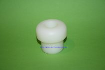 Qualitäts- Sturzpad / Crashpad Polyamid weiß pilzform 55x60mm Buchse innen fixiert