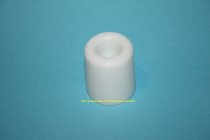 Qualitäts- Sturzpad / Crashpad Polyamid weiß 40 bis 45 (konisch) x 50mm