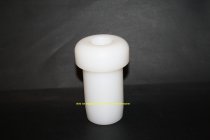 Qualitäts- Sturzpad / Crashpad Polyamid weiß pilzform 95x60mm