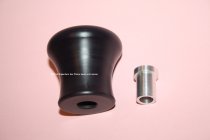 Qualitäts- Sturzpad / Crashpad Polyamid schwarz Form Trompete 55mm