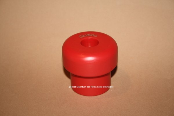 Qualitäts- Sturzpad / Crashpad Polyamid rot pilzform 55x60mm