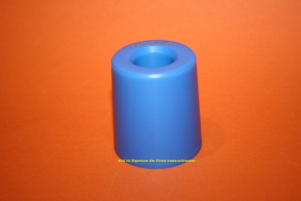 Qualitäts- Sturzpad / Crashpad Polyamid blau 40 bis 45 (konisch) x 50mm