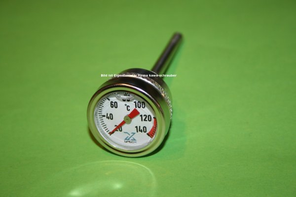 Honda VT125 Shadow Typen JC29 / JC31 Ölthermometer Direktmesser Öl Temperatur Anzeiger extern