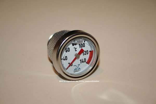 Suzuki XF650 Freewind Typ WVAC Ölthermometer Direktmesser Öl Temperatur Anzeiger extern