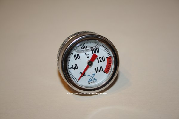 Yamaha FZR600 / Genesis Typen 3HE / 3RG / 3RH / 4MJ / 4MH Ölthermometer Direktmesser Öl Temperatur Anzeiger extern