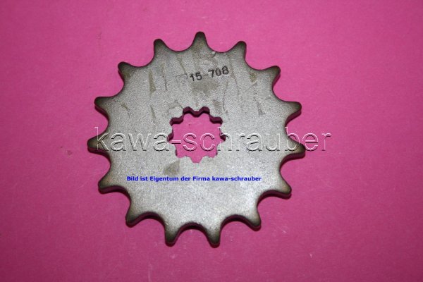 14x17 Ritzel vorne 428 15 Zähne