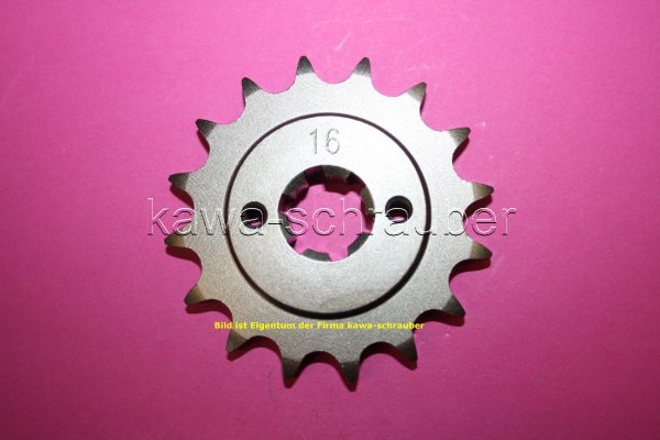 16x20 Ritzel vorne 428 16 Zähne