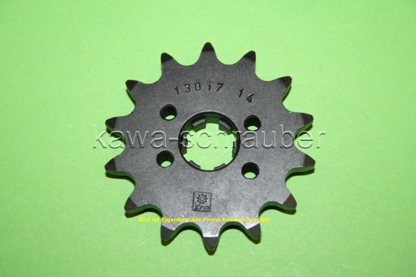 14x17 Ritzel vorne 420 14 Zähne