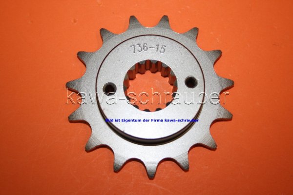 22x25 Ritzel vorne 520 15 Zähne