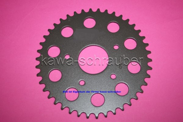 Kettenblatt / Ritzel hinten 80mm Lochkreis 5-Loch 415 42 Zähne