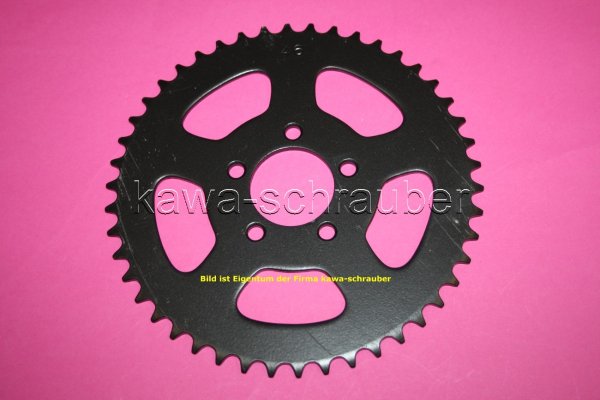 Kettenblatt / Ritzel hinten 60mm Lochkreis 5-Loch 415 46 Zähne