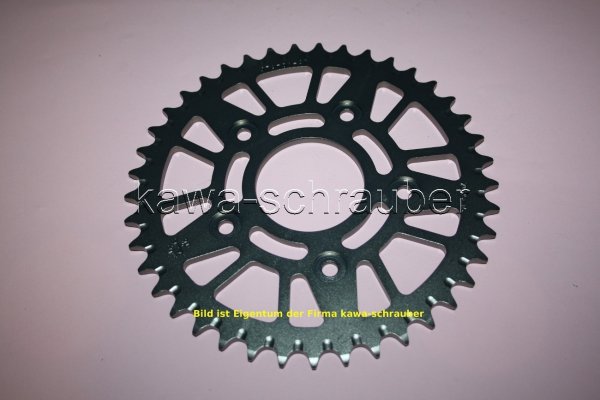 Kettenblatt / Ritzel hinten 108mm Lochkreis 5-Loch Nabe 62mm 520 41 Zähne Aluminium