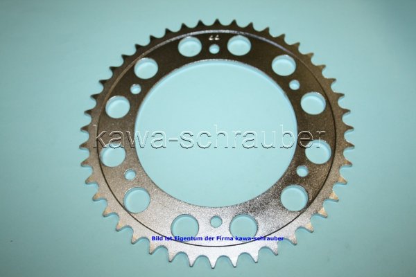 Kettenblatt / Ritzel hinten 160mm Lochkreis 6-Loch Nabe 136mm 520 44 Zähne