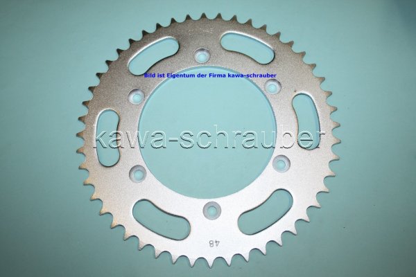 Kettenblatt / Ritzel hinten 152mm Lochkreis 6-Loch Nabe 130mm 520 48 Zähne