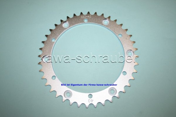 Kettenblatt / Ritzel hinten 175mm Lochkreis 6-Loch Nabe 152mm 520 40 Zähne