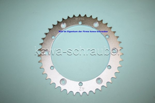 Kettenblatt / Ritzel hinten 175mm Lochkreis 6-Loch Nabe 152mm 520 42 Zähne