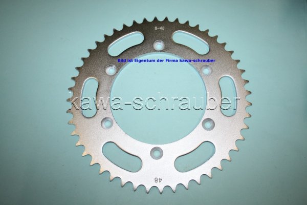 Kettenblatt / Ritzel hinten 152mm Lochkreis 6-Loch Nabe 130mm 520 48 Zähne