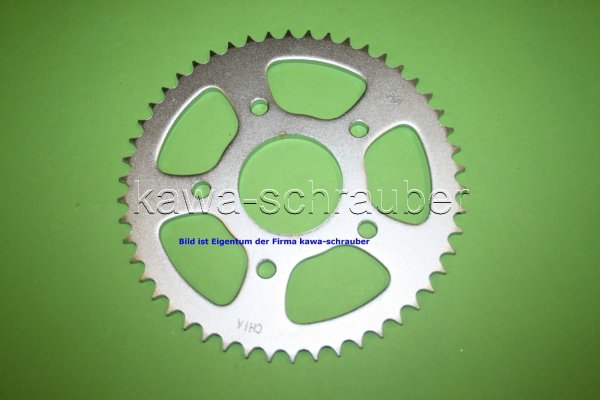 Kettenblatt / Ritzel hinten 106mm Lochkreis 5-Loch Nabe 62mm 428 50 Zähne