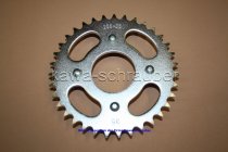 Kettenblatt / Ritzel hinten 82mm Durchmesser mittig 4-fach Bolzen Nabe 50mm 420 35 Zähne