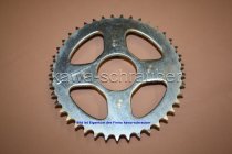 Kettenblatt / Ritzel hinten 82mm Durchmesser mittig 4-fach Bolzen Nabe 50mm 420 41 Zähne