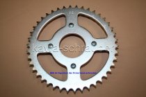 Kettenblatt / Ritzel hinten 82mm Durchmesser mittig 4-fach Bolzen Nabe 50mm 420 42 Zähne