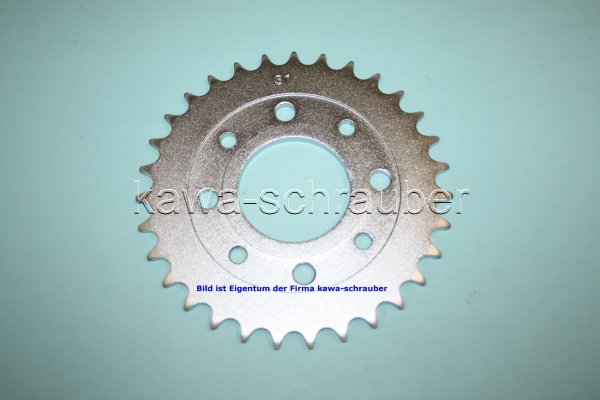 Kettenblatt / Ritzel hinten 90mm Lochkreis 4-Loch Nabe 58mm 520 31 Zähne