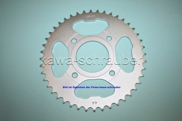 Kettenblatt / Ritzel hinten 110mm Lochkreis 4-Loch Nabe 70mm 520 44 Zähne