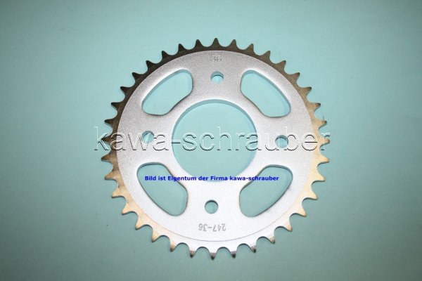 Kettenblatt / Ritzel hinten 110mm Lochkreis 4-Loch Nabe 70mm 520 36 Zähne