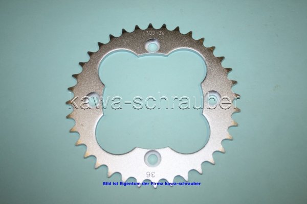 Kettenblatt / Ritzel hinten 130mm Lochkreis 4-Loch Nabe 110mm 520 36 Zähne