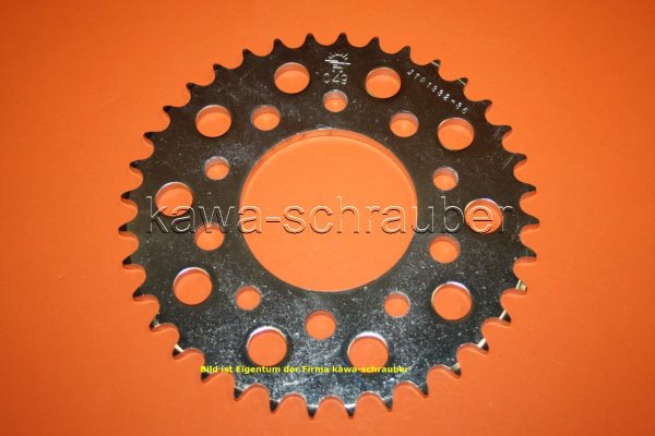 Kettenblatt / Ritzel hinten 110mm Lochkreis 5-Loch Nabe 80mm 525 36 Zähne