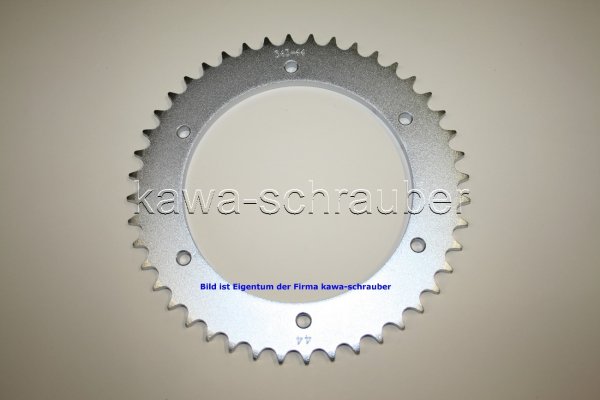 Kettenblatt / Ritzel hinten 176mm Lochkreis 6-Loch Nabe 154mm 530 44 Zähne