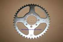 Kettenblatt / Ritzel hinten 68mm Lochkreis 4-Loch Nabe 52mm 420 45 Zähne