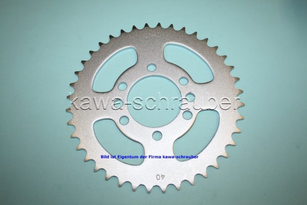 Kettenblatt / Ritzel hinten 84mm Lochkreis 8-Loch Nabe 64mm 520 40 Zähne