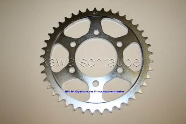 Kettenblatt / Ritzel hinten 104mm Lochkreis 6-Loch Nabe 80mm 530 41 Zähne