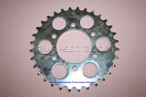 Kettenblatt / Ritzel hinten 104mm Lochkreis 6-Loch Nabe 80mm 630 32 Zähne