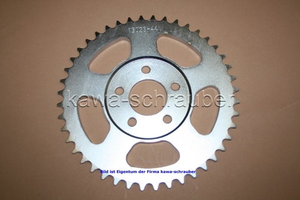 Kettenblatt / Ritzel hinten 60mm Lochkreis 6-Loch Nabe 38mm 420 44 Zähne