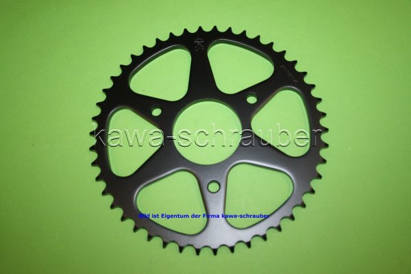 Kettenblatt / Ritzel hinten 90mm Lochkreis 3-Loch Nabe 55mm 428 46 Zähne