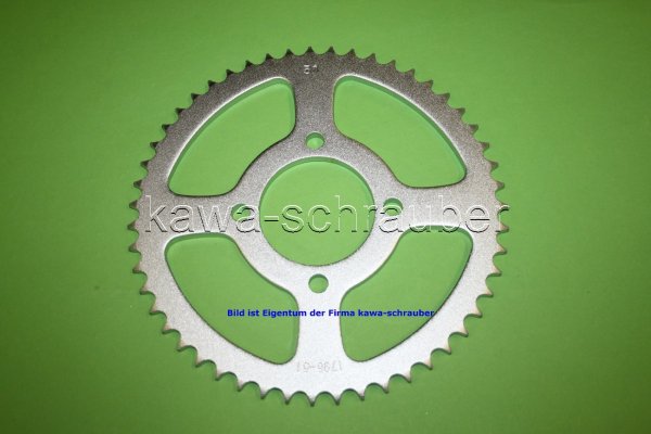 Kettenblatt / Ritzel hinten 84mm Lochkreis 4-Loch Nabe 64mm 428 51 Zähne