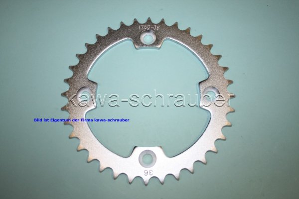 Kettenblatt / Ritzel hinten 137mm Lochkreis 4-Loch Nabe 113mm 520 36 Zähne