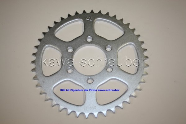 Kettenblatt / Ritzel hinten 84mm Lochkreis 6-Loch Nabe 64mm 530 42 Zähne