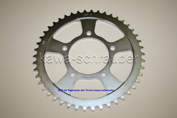 Kettenblatt / Ritzel hinten 110mm Lochkreis 5-Loch Nabe 87mm 530 46 Zähne