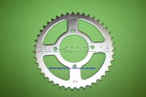 Kettenblatt / Ritzel hinten 80mm Lochkreis 4-Loch Nabe 64mm 428 43 Zähne