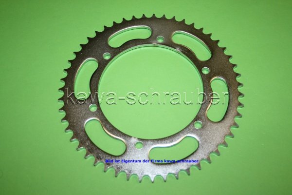 Kettenblatt / Ritzel hinten 136mm Lochkreis 6-Loch Nabe 120mm 428 51 Zähne