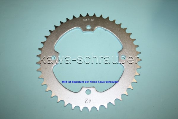 Kettenblatt / Ritzel hinten 145mm Lochkreis 4-Loch Nabe 125mm 520 42 Zähne