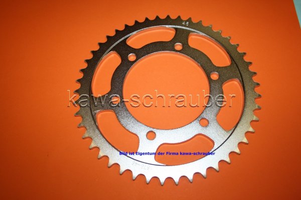 Kettenblatt / Ritzel hinten 130mm Lochkreis 6-Loch Nabe 110mm 525 46 Zähne