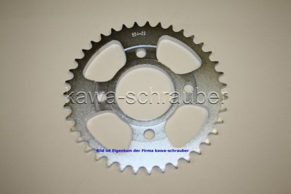 Kettenblatt / Ritzel hinten 110mm Lochkreis 4-Loch Nabe 74mm 530 39 Zähne