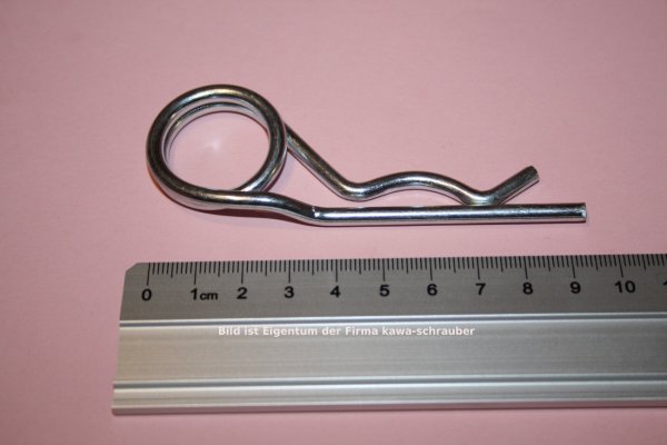 Splint Sicherungssplint Dauersplint Schnellsplint 4,0 x 95 mm neu (verstärkte Ausführung)