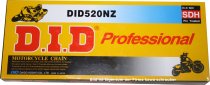 DID Antriebskette Kette 520NZ Professional Motorradkette schwarz nicht gedichtet