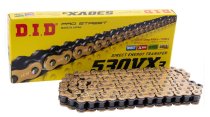 DID Antriebskette Kette 530VX3 X-Ring Profi-Motorradkette gold-schwarz