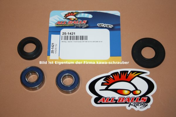 25-1421 All Balls Radlager Satz Radlagersatz